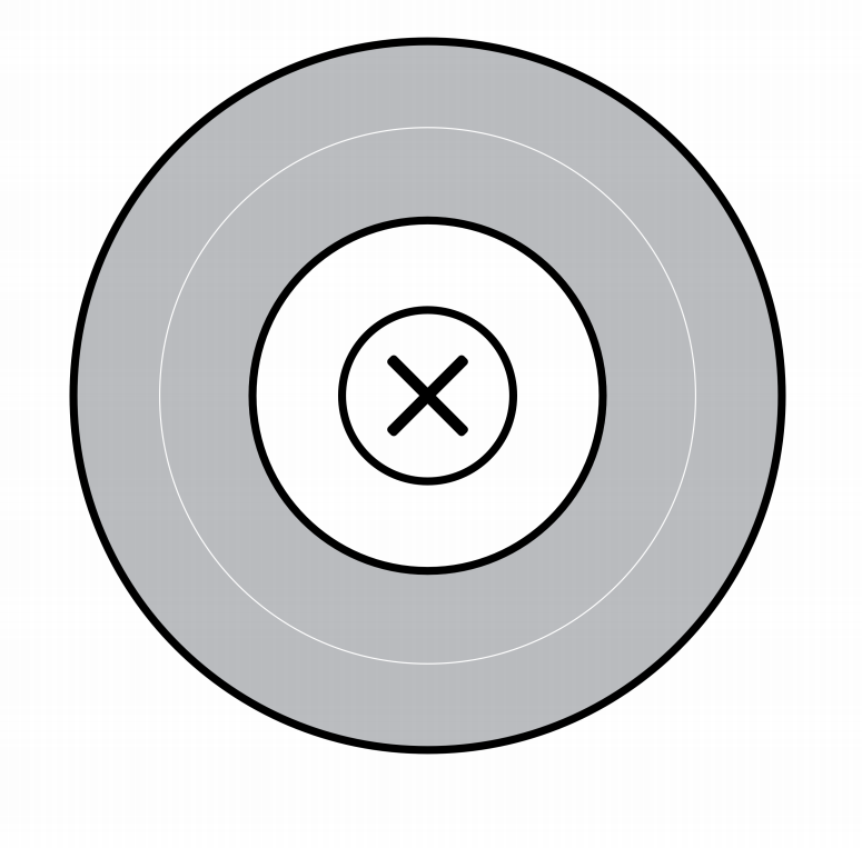 Target Face Bow Archery Target Faces - Five Spot – BowBars Archery LLC
