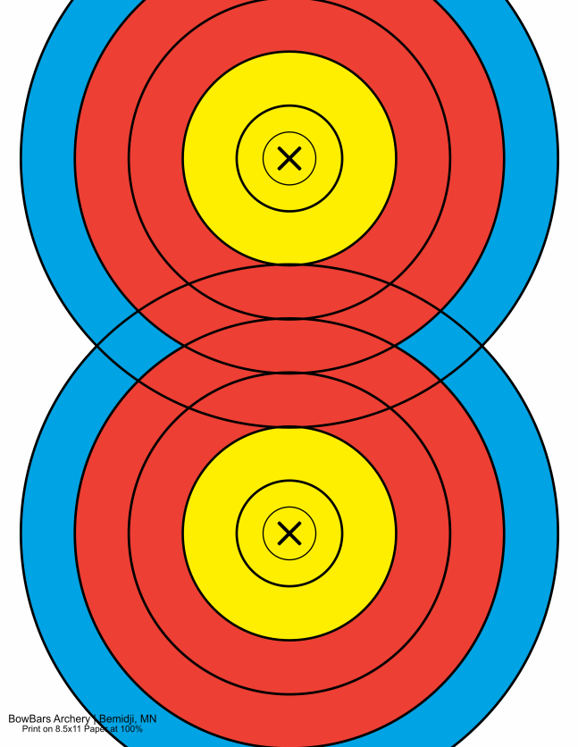 Archery Target Faces - Vegas